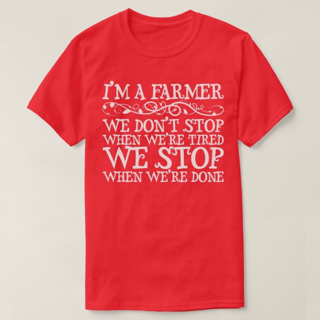 T-shirt Agriculteur amusant agricole (3) (Design devant)