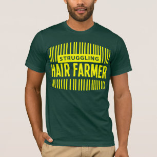 T-shirt Agriculteur de lutte de cheveux
