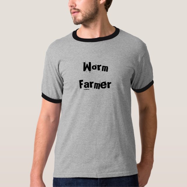T-shirt Agriculteur de ver (Devant)