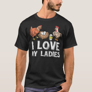 T-shirt Agriculteur d'oiseaux Hen Rooster Farm Animal poul