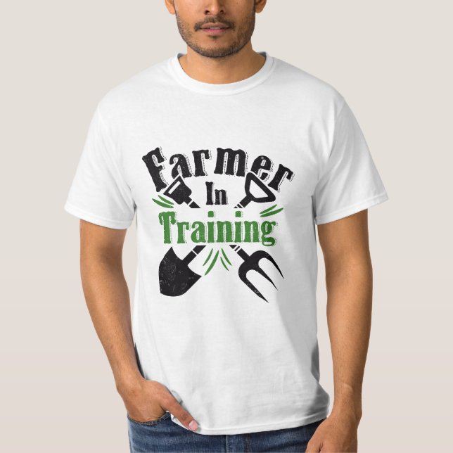 T-shirt agriculteur en formation (Devant)
