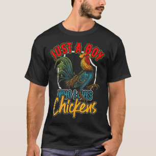 T-shirt Agriculteur Hommes Garçons Enfants Poulets