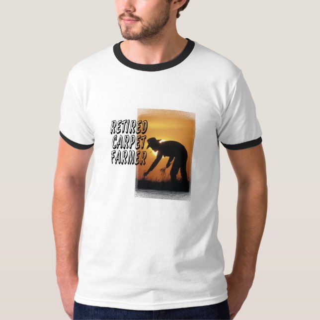 T-shirt Agriculteur retraité de tapis (Devant)
