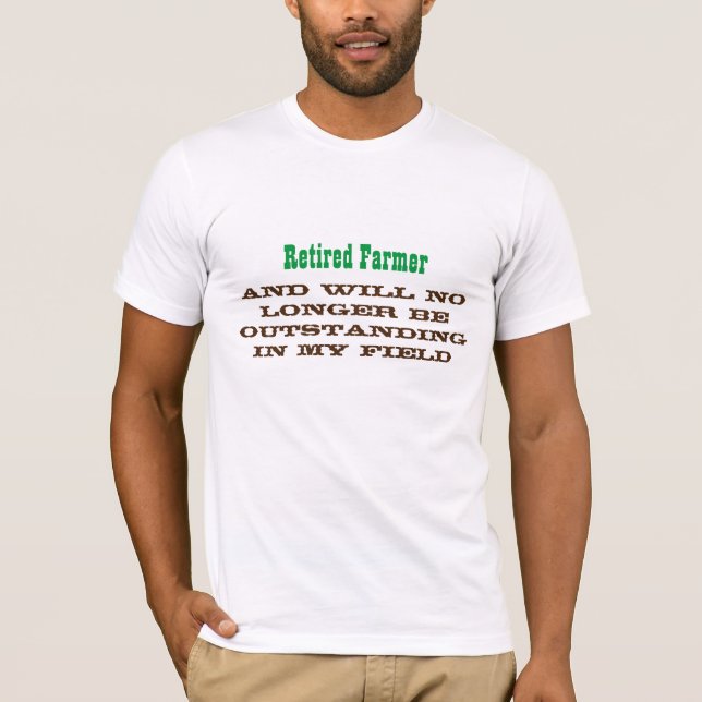 T-shirt Agriculteur retraité plus exceptionnel - (Devant)