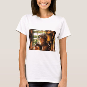 T-shirt Agriculteur - Une pile de seaux