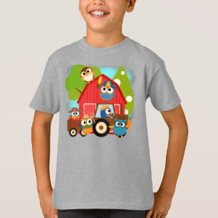T-shirt Agriculteurs de hibou
