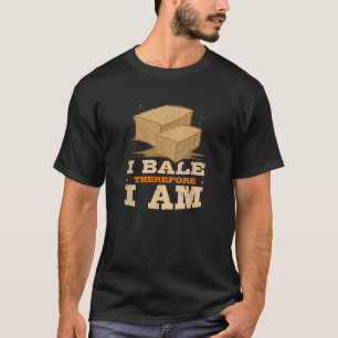 T-shirt Agriculteurs Drôle Baling Hay Pour Propriétaires A