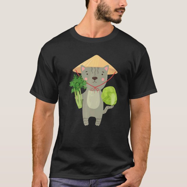 T-shirt Agricultor Graphic Cow Farmer Agriculture Tractor  (Devant)