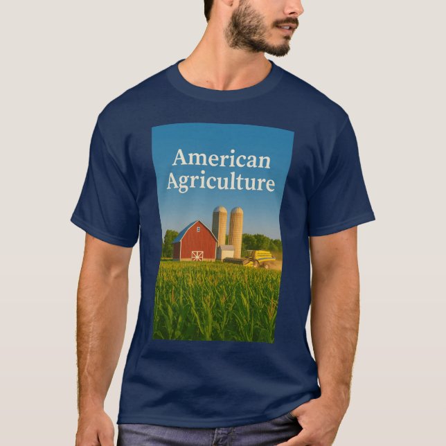 T-shirt Agriculture Américaine (Devant)
