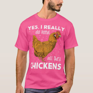 T-shirt Agriculture Amusante Agriculteur Poulet Amant ferm