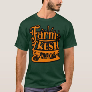 T-SHIRT AGRICULTURE CITROUILLES FRAIS AMUSANT MERCI