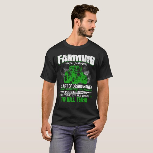 T-shirt Agriculture de la chemise de définition (Devant entier)
