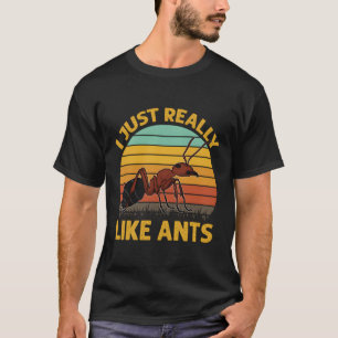 T-shirt Agriculture De La Fourmi - J'Aime Vraiment Les Fou