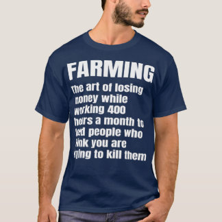 T-shirt Agriculture Définition Amusante Agricultrice Don I
