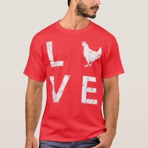 T-shirt Agriculture du poulet Fermier Volaille Porteur de