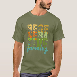 T-shirt Agriculture régénératrice saine vie verte