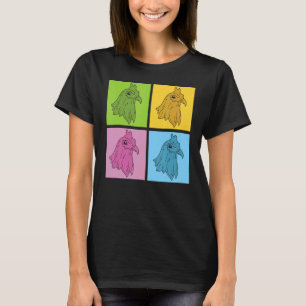 T-shirt Agriculture Volaille Oiseau Animal Agriculteur Pop
