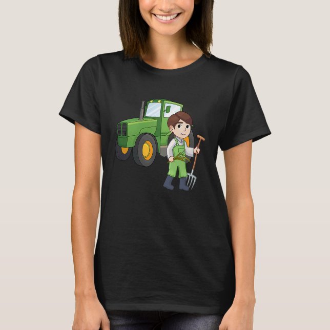 T-shirt Agronomist tractor agriculture tractor driver farm (Devant)