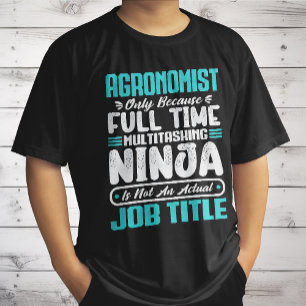 T-shirt Agronomiste Titre de l'emploi Profession Drôle Agr