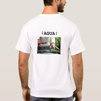 T-shirt ¡Agua ! Argot espagnol pour "Awesome!" et pic à ta