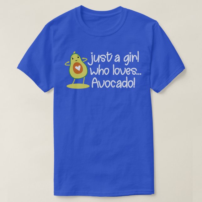 T-shirt Aguacate Fruit Lover Juste Une Fille Qui Aime Avoc (Design devant)