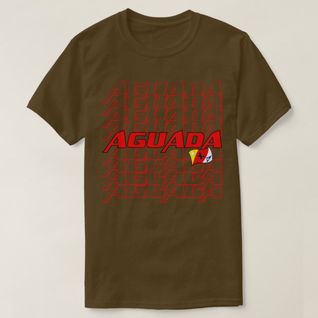 T-shirt Aguada Cascade texte 3 (Design devant)
