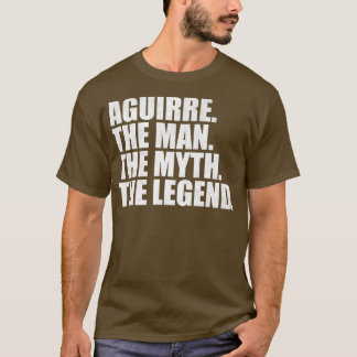 T-shirt AguirreAguirre Nom de famille Aguirre nom de famil