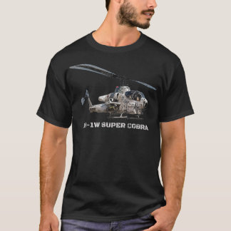 T-shirt AH 1 Super Cobra Attaque de combat Détresse d'héli