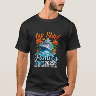 T-shirt Ah c'est un voyage en famille 2025 Été tenue de fa