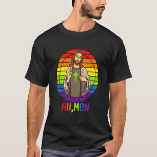 T-shirt Ah Hommes Gay pride Arc-en-ciel Drapeau Lgbtq Stup