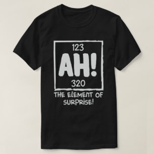 T-shirt Ah L'élément de l'Humour scientifique de la chimie