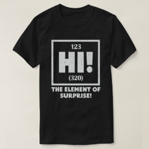 T-shirt Ah L'élément de l'Humour scientifique de la chimie