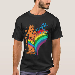 T-shirt Ah Men Support LGBTQ Gay pride Mois Mignonne Gay P