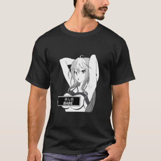 T-shirt Ahegao Anime Waifu Hentai Chemises Mens Manga Anim