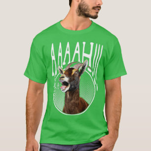 T-shirt Ahhh Screaming Goat Venin Funny Goat Lover Screami