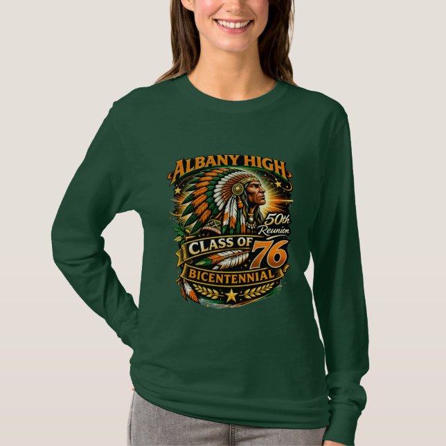 T-shirt AHS 50th reunion long sleeve tee (Devant)