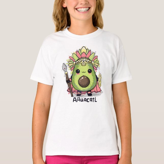 T-shirt Ahuacatl Aztec Warrior Avocado (Devant)