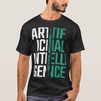 T-shirt AI Artificial Intelligence Futuristic Nerd Gift 