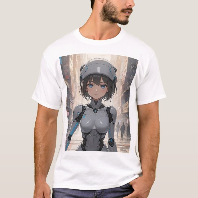 T-shirt AI dans la ville (Devant)