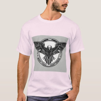 T-shirt AI Eagle Head Icon Tee - Simple Robo noir & blanc