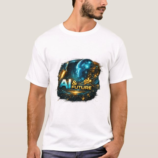 T-shirt AI & Future – Artificial Intelligence Vision  (Devant)