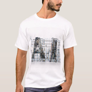 T-shirt AI Industrial Letterform Architecture Art