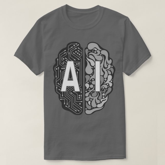 T-shirt AI Intelligence artificielle  (Design devant)