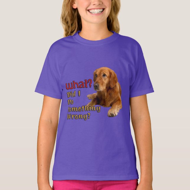 T-shirt Ai-Je Fait Quelque Chose De Mauvais Conception De  (Devant)