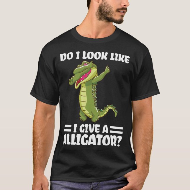 T-shirt ai-je l'air de donner à l'alligator Pullov (Devant)