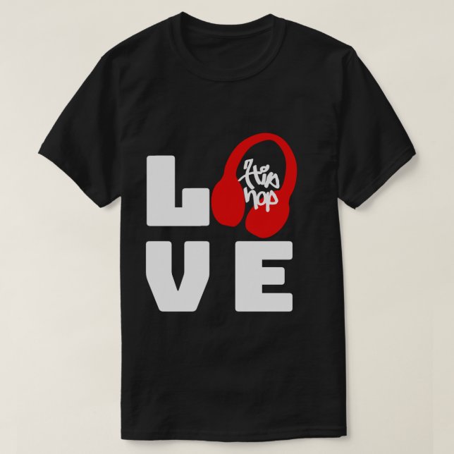 T-shirt Ai l'amour alotta pour Hiphop (Design devant)