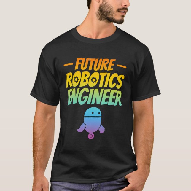 T-shirt Ai Robotics Machine Learning - Future Robotics Eng (Devant)