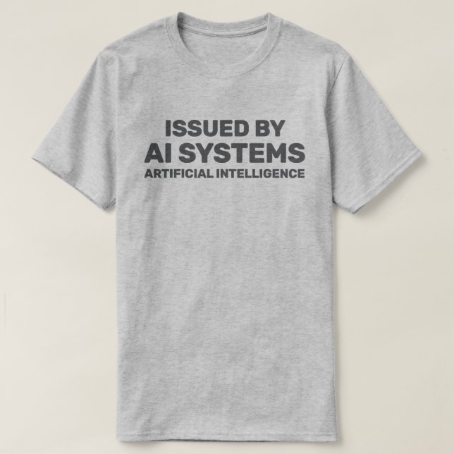 T-Shirt AI Systems™ (Design devant)