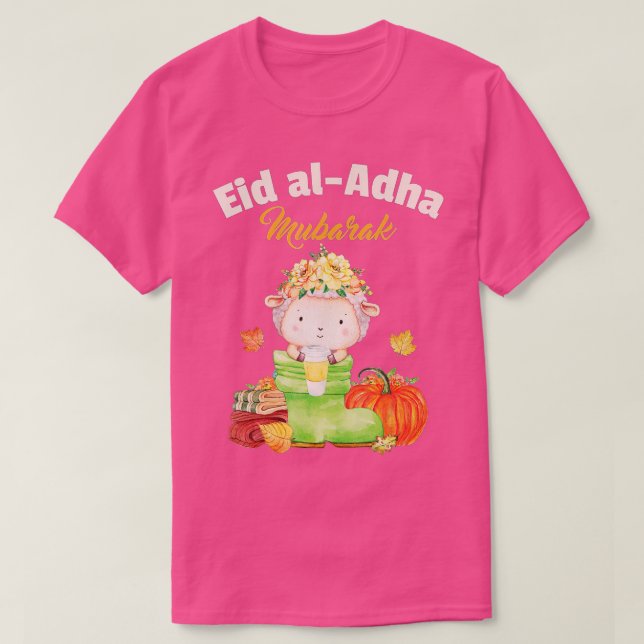T-shirt Aïd Al Adha Aïd Moubarak Joyeux Aïd (38) (Design devant)