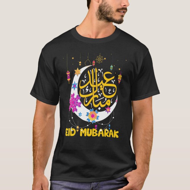 T-shirt Aïd Al Fitr Aïd Al Adha 2022 Moubarak Pour Hommes  (Devant)